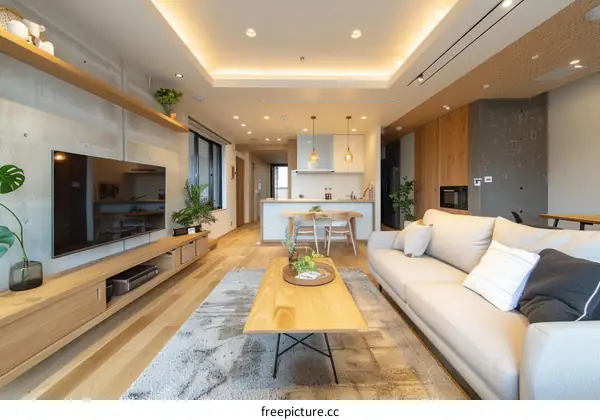 Modern Living Room with Bright and Airy Design