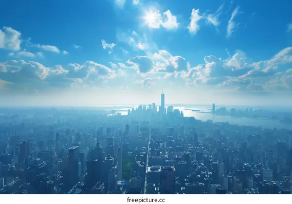 Iconic New York City Skyline