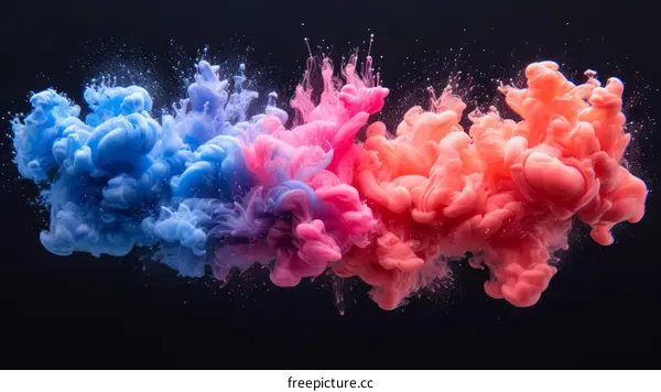 Colorful Smoke Explosion