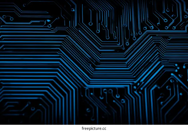 Close-up of Circuit Board Technology