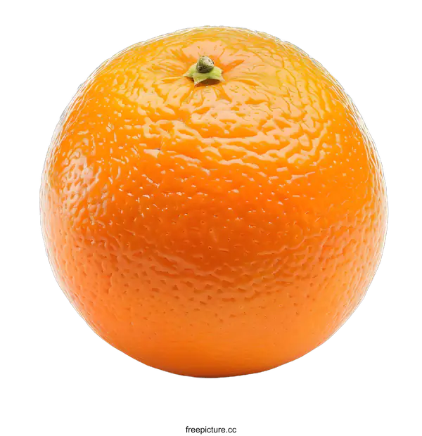 [Transparent Background PNG]Fresh Orange Fruit Isolated On White Background