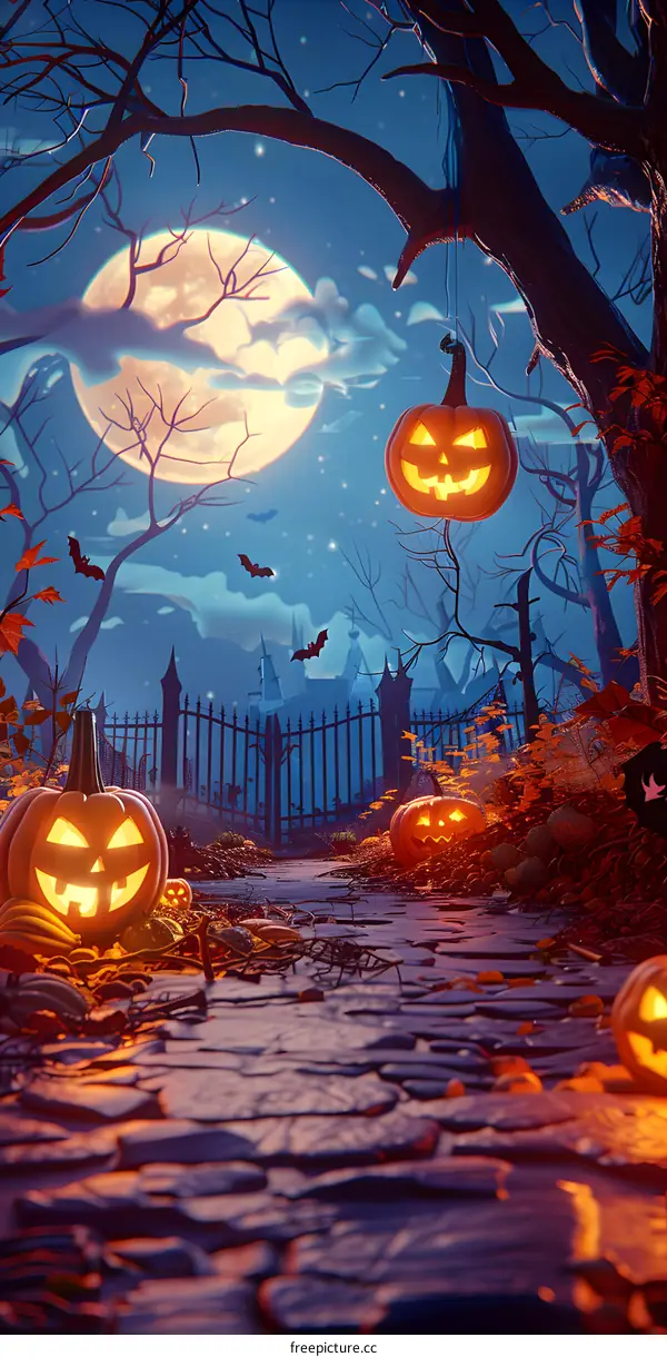 Halloween Pumpkin Jack-o-lantern