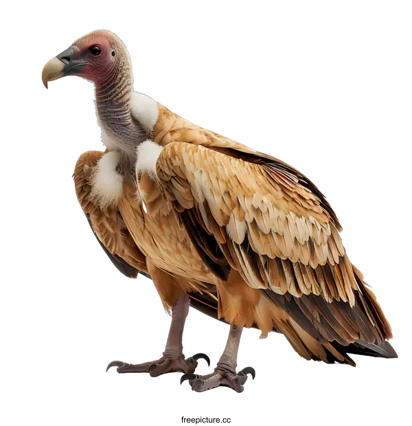 [Transparent Background PNG]Close up of a vulture