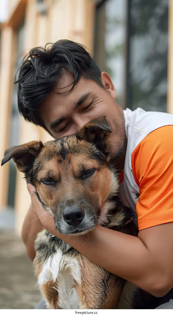 A man and his best friend