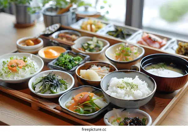 A delicious Japanese breakfast