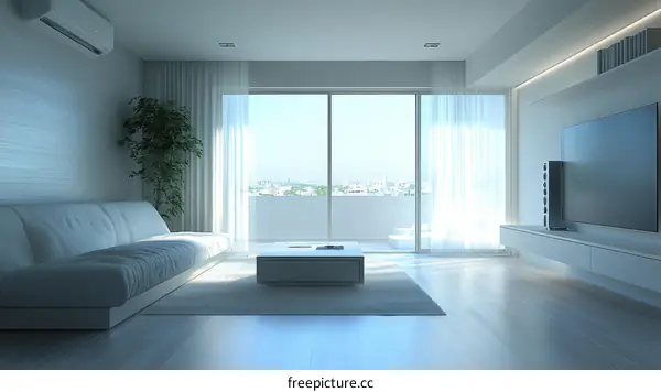 Modern Minimalist Living Room Interior Design