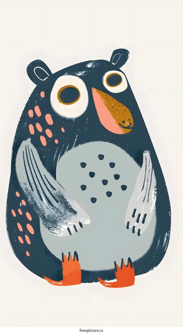 Cute Cartoon Animal Illustration