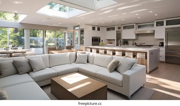 An example of a modern house interior design