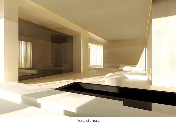 Modern Minimalist Living Room Interior Design