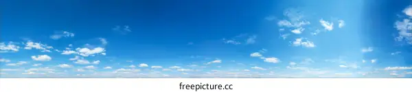 A Beautiful Cloudless Blue Sky