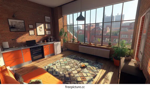 Urban Loft Apartment Interior Design