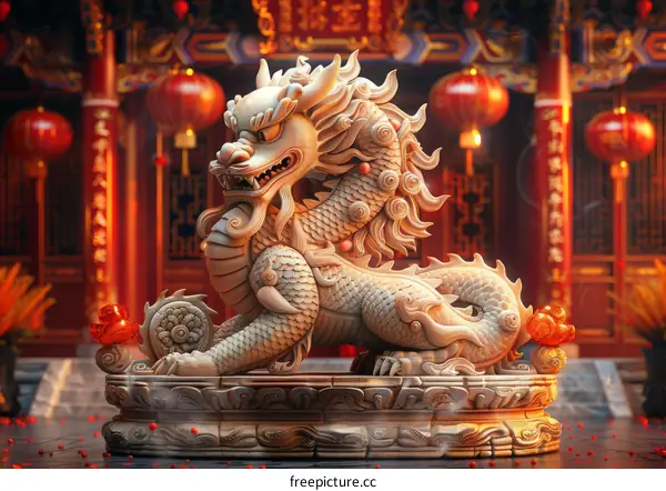 Chinese New Year Celebration for Luck and Fortune