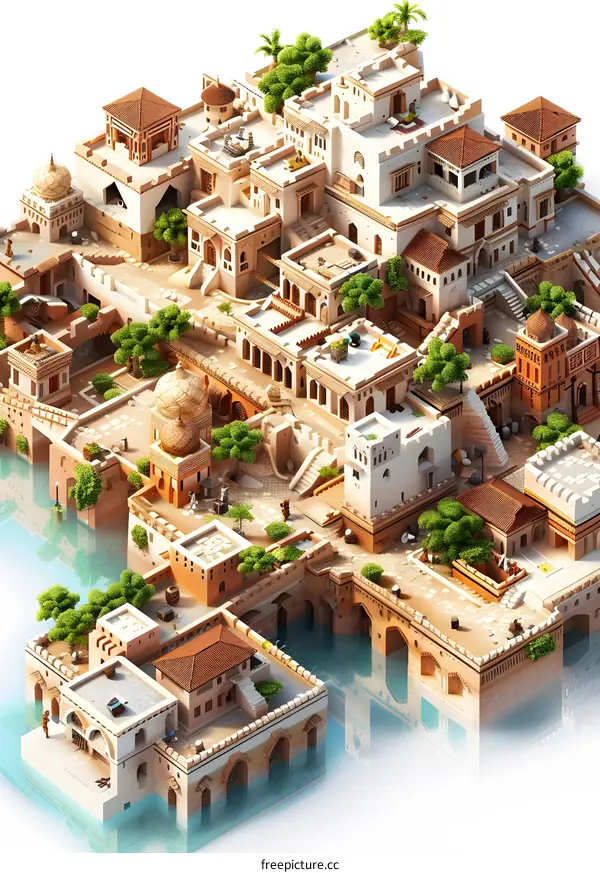 Isometric City Illustration