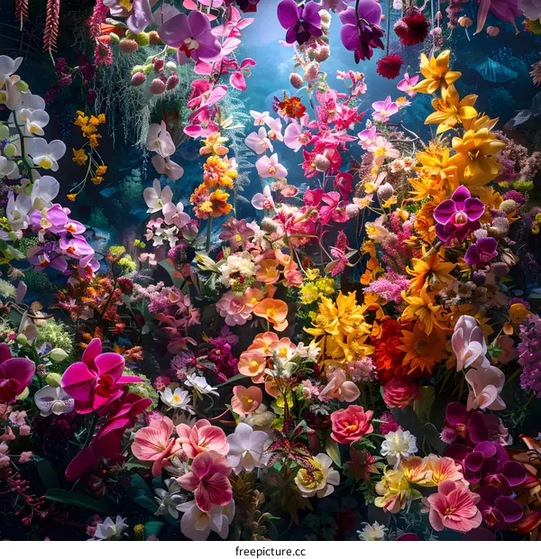 Close Up of Flowers in Bloom