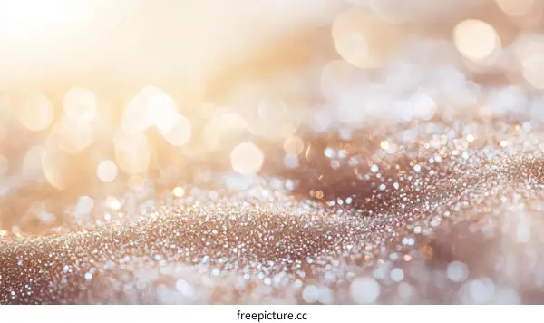 Sparkling Glitter Background with Soft Light