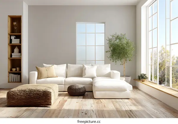 Modern Minimalist Living Room Interior Design