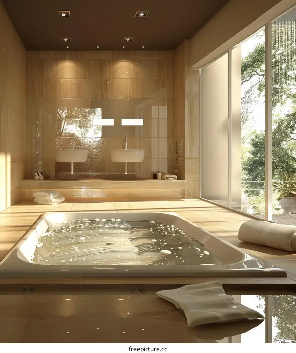 Luxury Modern Spa Bathroom Design