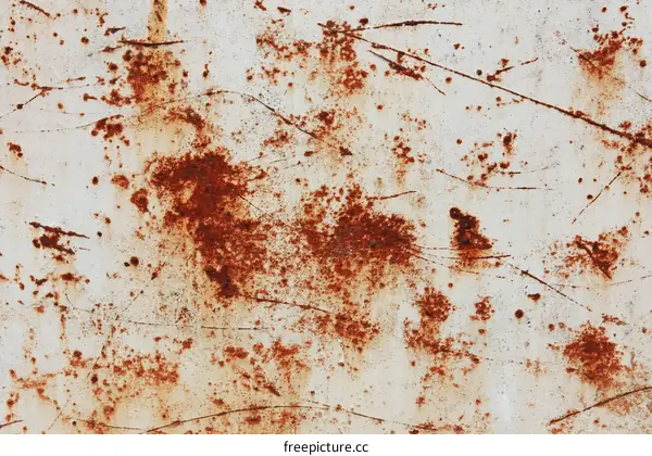 Rusty Metal Texture Background with Scratches
