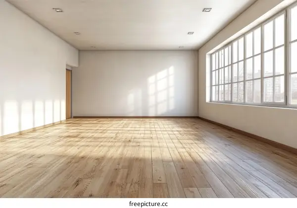 Empty Modern Spacious Room Interior Design