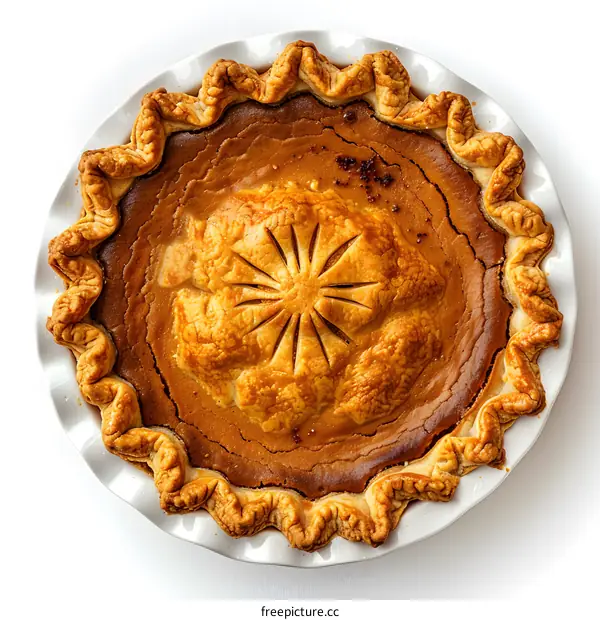 Freshly Baked Pumpkin Pie