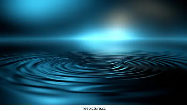 Abstract Water Ripples Background Design
