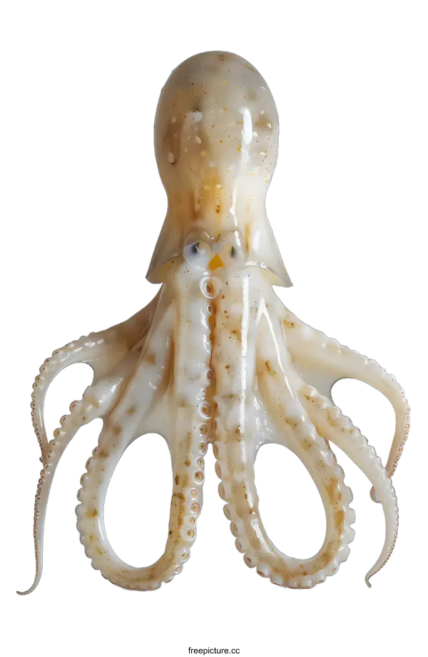 [Transparent Background PNG]Octopus on White Background