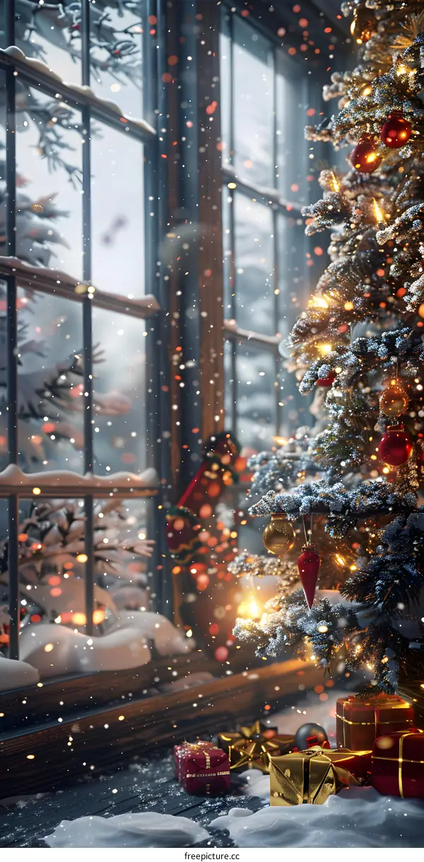 Christmas by the Fireplace