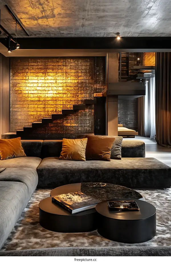 Modern Luxurious Living Room Interior Design