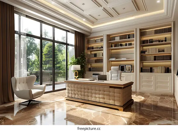 Luxury Home Office Interior Design
