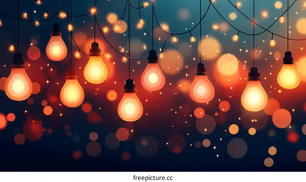 Warm and cozy night light bulbs