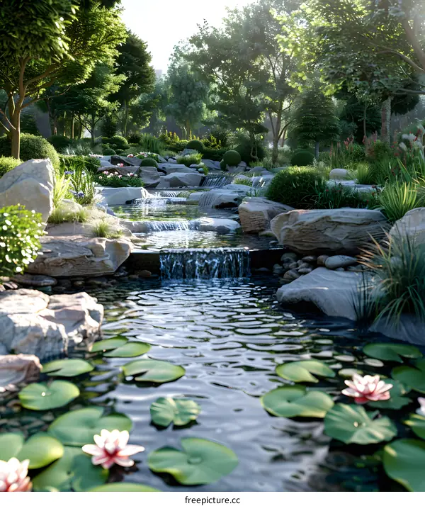 Landscape design renderings