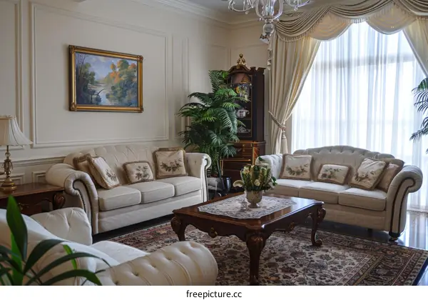 Elegant Living Room Interior Design