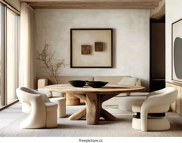 Modern Minimalist Dining Room Interior Design