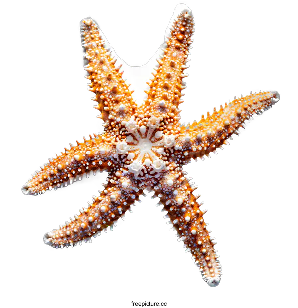 [Transparent Background PNG]Isolated Starfish on White Background