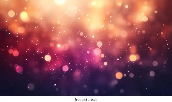 Abstract Bokeh Background with Vibrant Colors