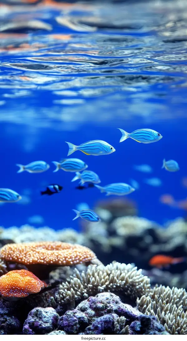 Stunning Underwater Coral Reef Scene