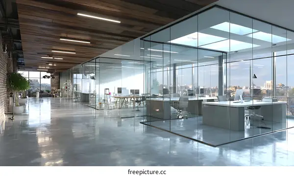 Modern Office Space with City Views