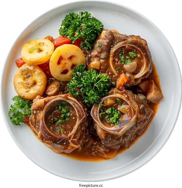 Beef bone marrow stew