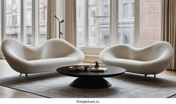 Modern Minimalist Living Room Sofa Set