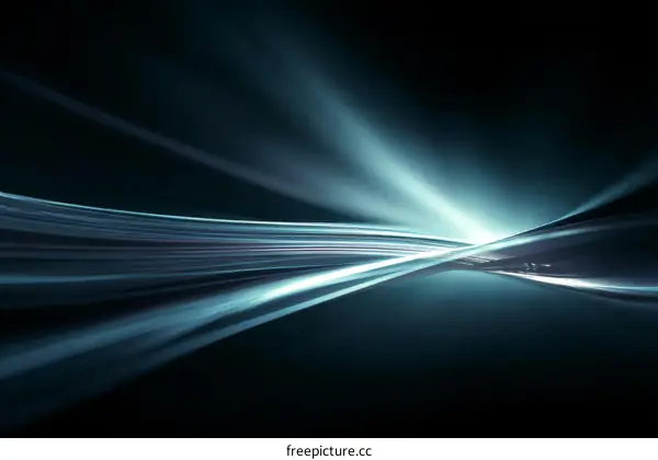 Abstract Dynamic Light Trails Background