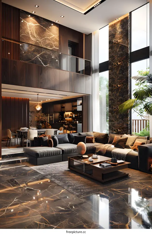 Modern luxury living room interior design