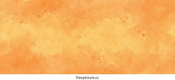Abstract Orange Watercolor Background Pattern