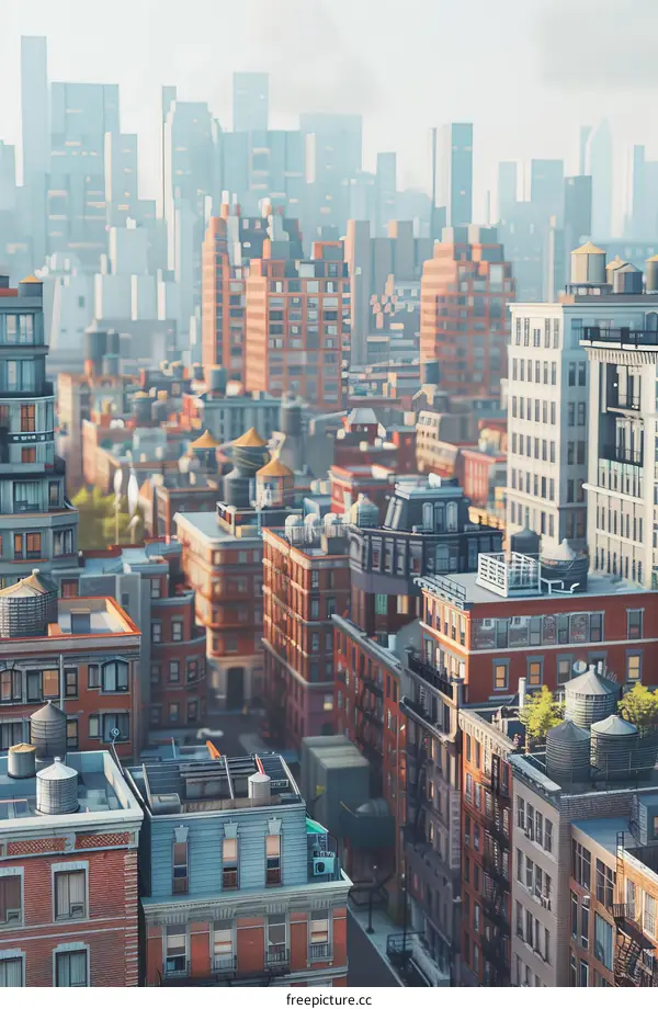 Impressive High-Rise Buildings Defining City Skyline