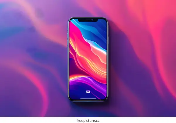 Abstract Colorful Phone Screen Background