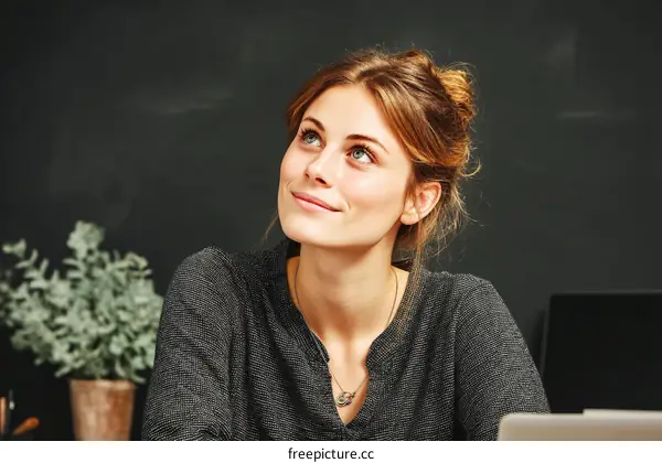 Thoughtful Woman Contemplation