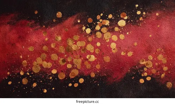Abstract Red and Gold Texture Design