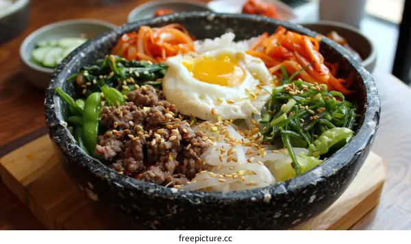 Bibimbap, Korean Traditional Mixed Rice Dish