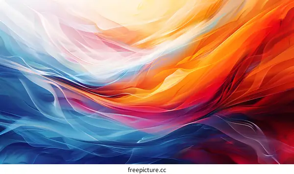 Colorful abstract painting