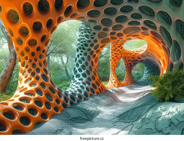 Organic and Futuristic Architectural Design