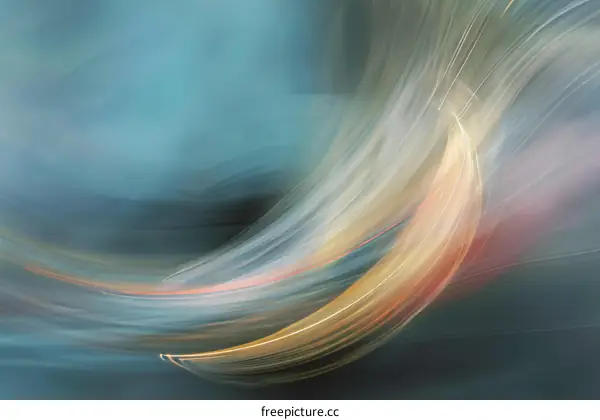 Abstract Flowing Lines of Light